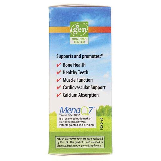 Super Daily D3 + K2 Liquid (2,000 IU/45 Mcg), CL